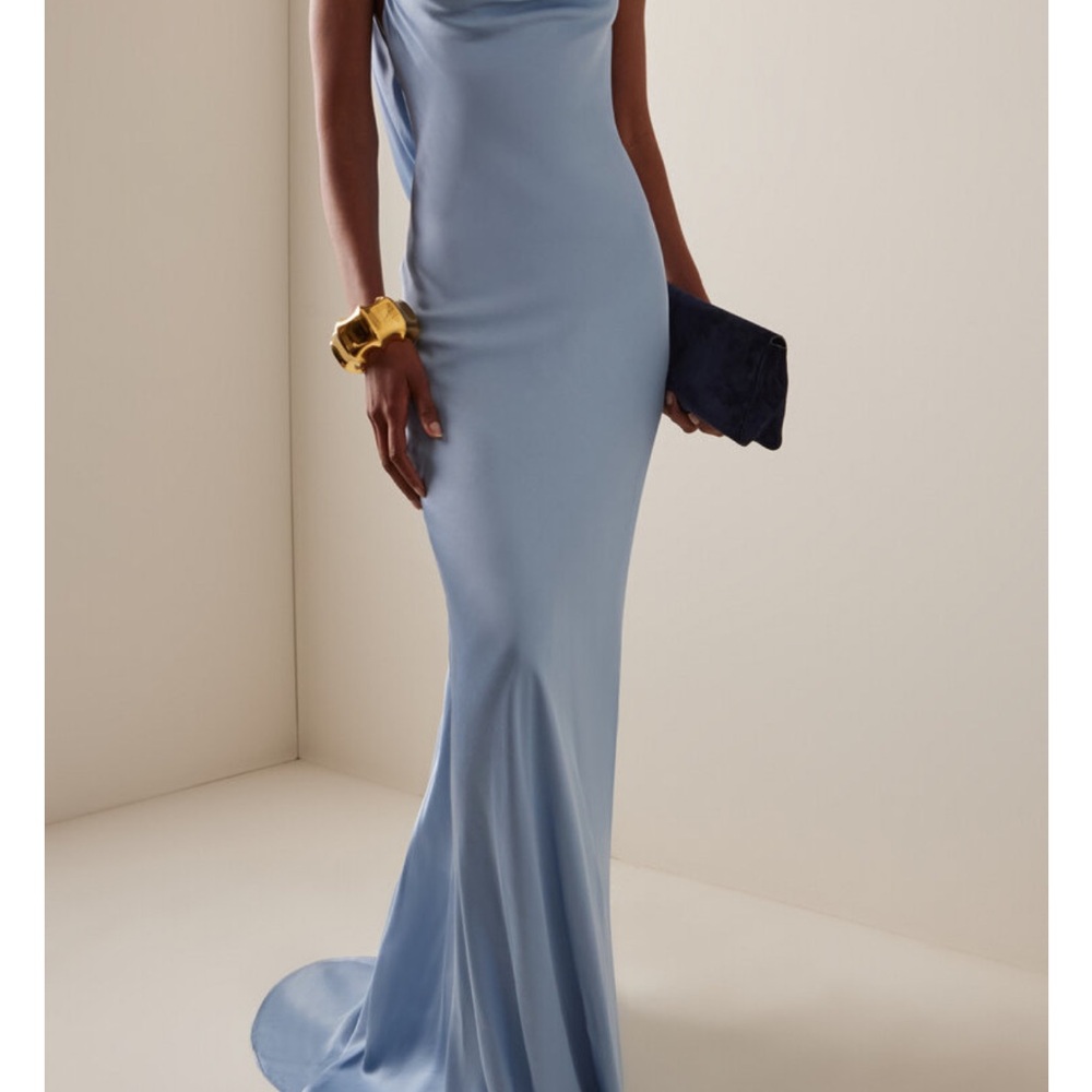 Sophisticated Sky Blue Maxi Dress